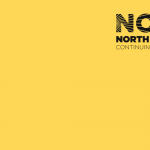 Basic simple yellow Zoom background with NOCE logo