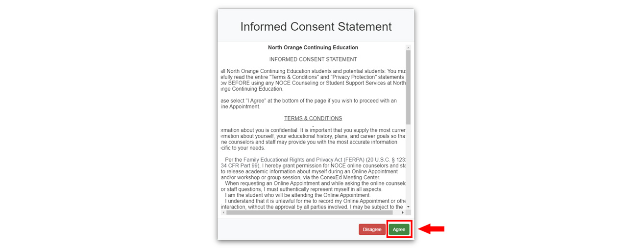 example of the informed consent form