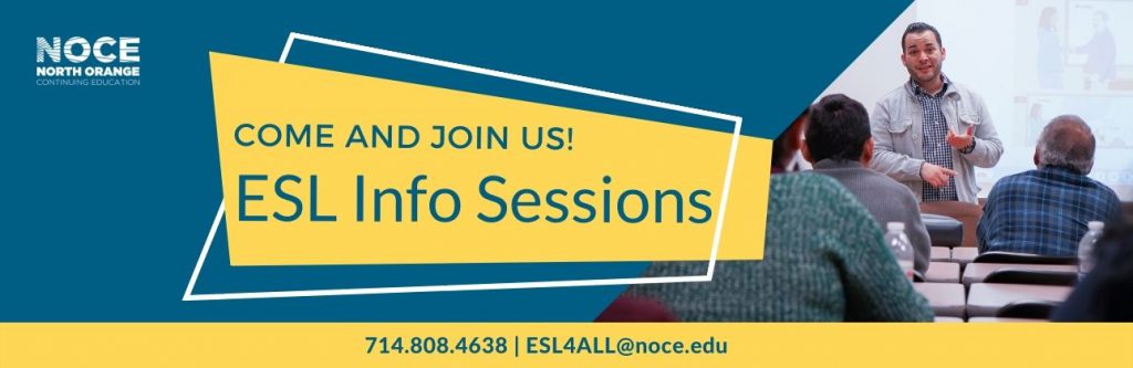 ESL in-person info session information