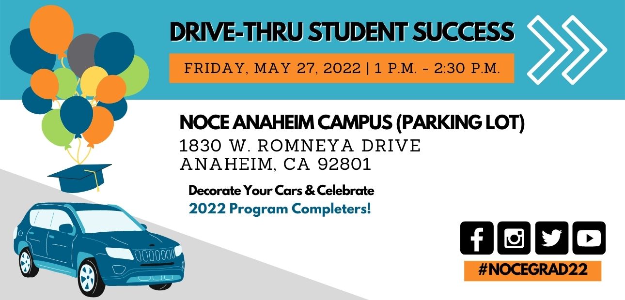 drive-thru student success event graphic