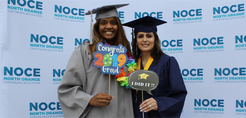 two NOCE students graduating