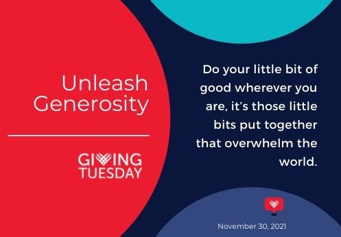 unleash your generosity on GivingTuesday