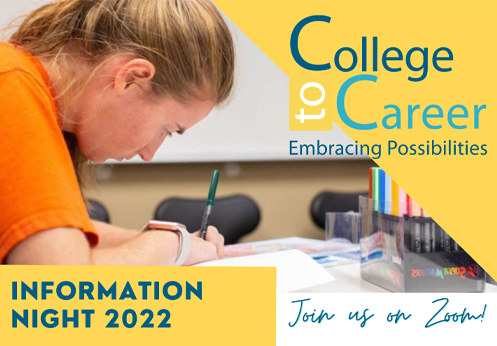 college to career information night 2022 - join us on zoom