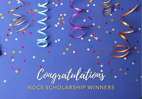 congratulations NOCE scholarship winners