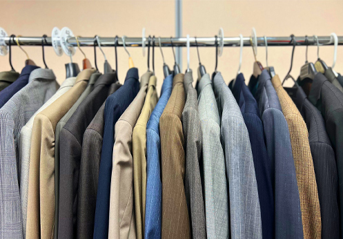 Mens blazers at the helping hand clothing closet