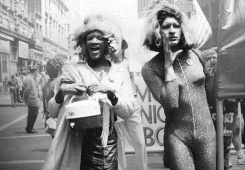 Marsha P. Johnson (left) and Sylvia Rivera (right) leaders of the movement.