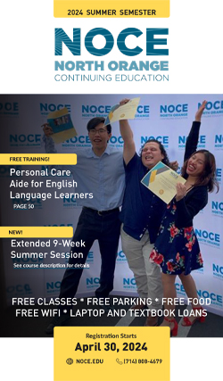 Class Schedule - North Orange Continuing Education