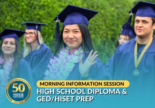 July 8, 2024 Morning High School Diploma & GED/HiSET Prep Information Session