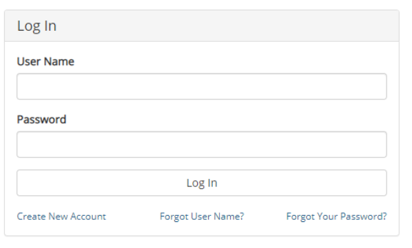 A screenshot of the Dynamic Forms login page