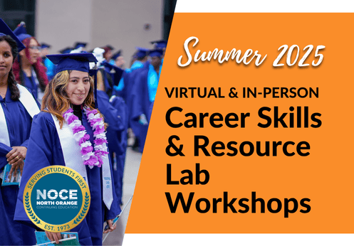 Summer 2025, Virtual & In-person Career Skills & Resource Lab Workshops
