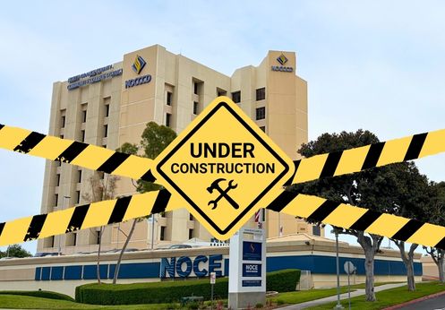 NOCE Anaheim Campus under construction.